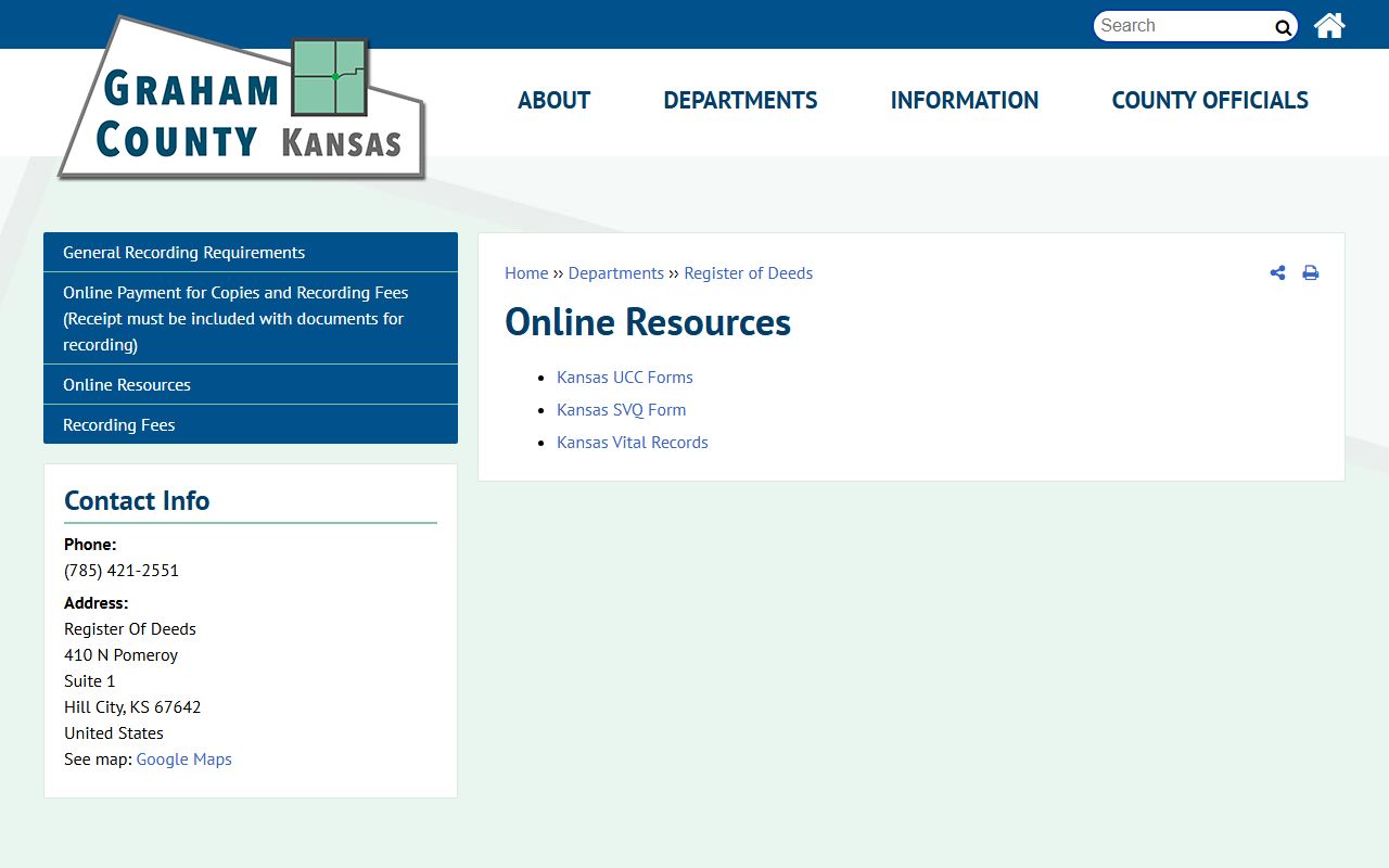 Graham County court records and Register of Deeds online resources