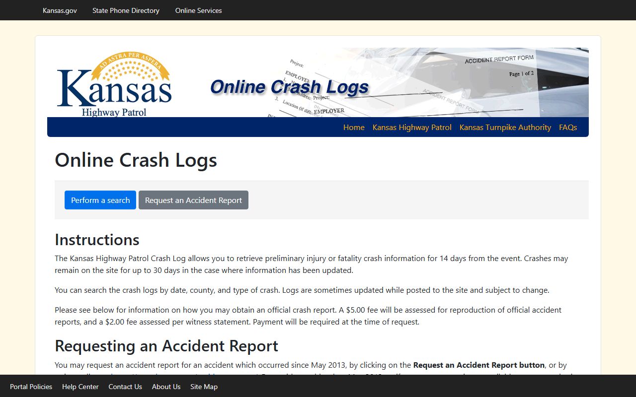 Graham County traffic court records Kansas Highway Patrol crash logs